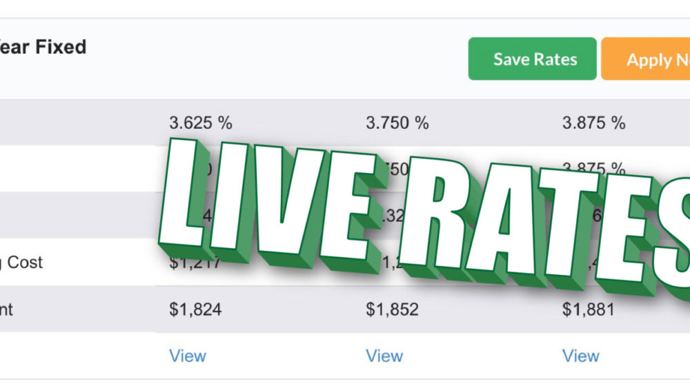 live mortgage rates