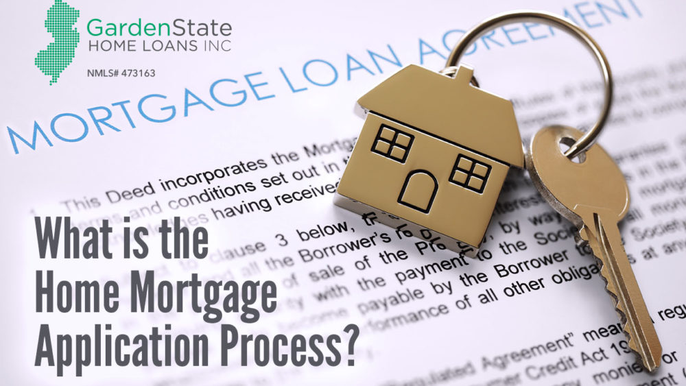 What is the process involved in a home mortgage application?