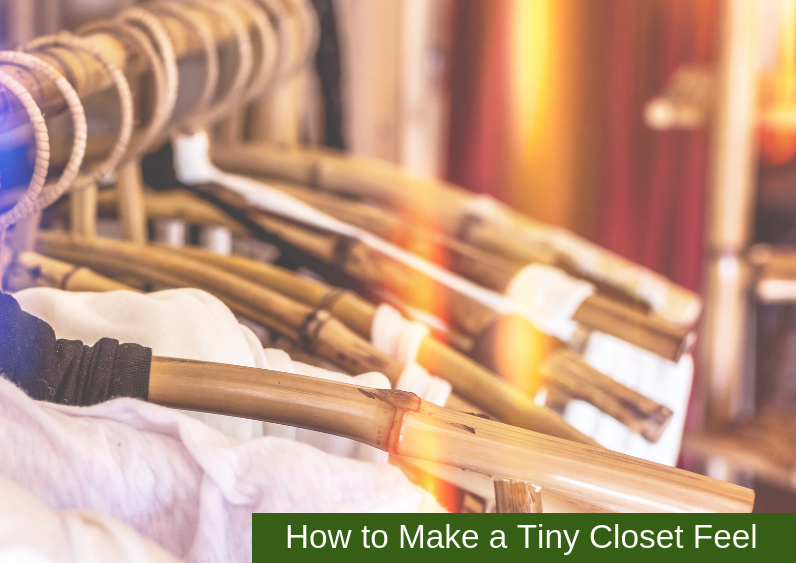 how to make a tiny closet feel bigger